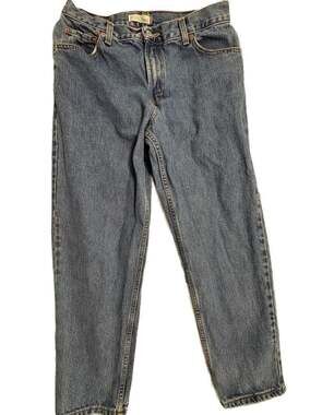 Levi's 550 Relaxed Tapered Leg Blue Denim Jeans Size 12S